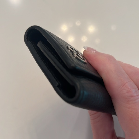 GUCCI INTERLOCKING DORIAN PEBBLED LEATHER 6 KEY HOLDER CASE - Picture 6 of 13